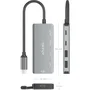 Aisens Hub USB 3.1 USB-C A109-0946 Gris